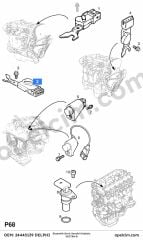 Opel Vectra B Eksantrik Devir Sensörü Kablolu DELPHI 6238187 1238915