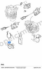 Opel Vectra B Eksantrik Devir Sensörü Kablosuz Tip C (Z14XE Z16XE) DELPHI 1236308