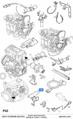 Opel Astra G Krank Devir Sensörü 1.7 CDTI (Y17DT Y17DTL) DELPHI 6238153