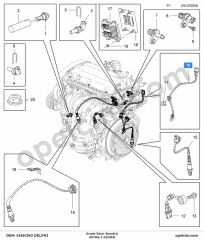 Opel Astra J Krank Devir Sensörü 1.6 Ecotec (A16XER) DELPHI 6238868