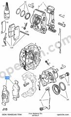 Opel Astra F Ön Fren Balatası TRW 1605881