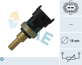 Opel Astra J Hararet Müşürü Motor Sıcaklık 1.3 CDTI (A13DTC A13DTE) DELPHI 1338359