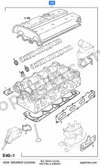 Opel Vectra A Üst Takim Conta Victor elring 1606770 (X20XEV)