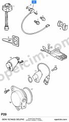 Opel Astra F Krank Devir Sensörü B DELPHI 1238228