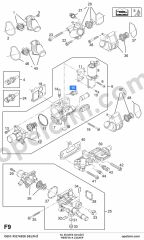 Opel Meriva A Su Sıcaklık Sensörü Delphi 6238266 1.6 Ecotec (Z16XEP)