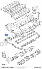 Opel Corsa C Külbüratör Kapak Contası Üst (X10XE) ELRING 607499