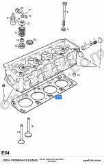 Opel Vectra A Silindir Kapak Contası 18NV 18SEH (E18NV) ELRING 607986