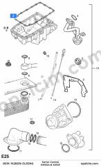 Opel Omega B Karter Contası (X25XE) ELRING 652612