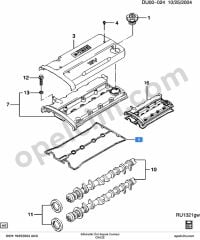 Chevrolet Cruze Külbütör Üst Kapak Contası AKD 96353002