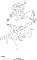 Opel Zafira A Ön Krank Keçesi ELRING646816