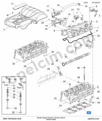 Chevrolet Cruze Silindir Kapak Contası 3 Kertik 1.03MM AKD 96440164