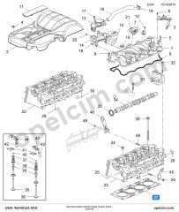 Chevrolet Captiva Silindir Kapak Contası 3 Kertik 1.03MM AKD 96440164
