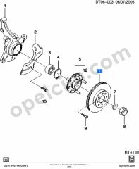 Chevrolet Aveo Fren Diski On Havalı 236MM 05> 02> Matiz 05> 10> AYD 569054