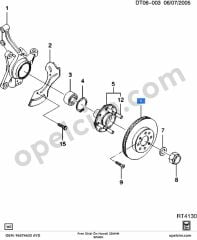 Chevrolet Spark Fren Diski On Havalı 236MM 05> 02> Matiz 05> 10> AYD 569054