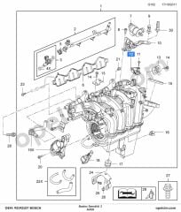 Chevrolet Aveo Basınç Sensörü 1.4 0261230289 1238894
