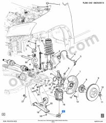 Chevrolet Aveo T300 Rotil BSG 352252 352532 95017034 95907943