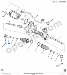 Chevrolet Captiva C140 Sağ Rot Basi Sol BSG 4819273