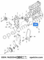 Chevrolet Aveo Krank Devir Sensörü 3 Fiş (F14D A16DMS) BSG 96253542