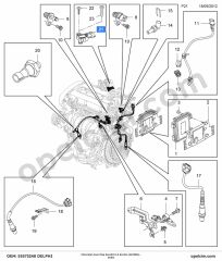 Chevrolet Aveo Map Sensörü 1.4 Ecotec (A14XER) DELPHI 1235060