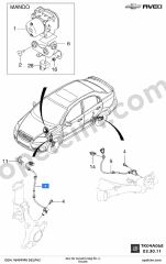 Chevrolet Kalos Sağ Abs Hiz Sensörü On DELPHI 96959998