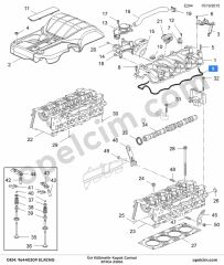 Chevrolet Epica Üst Kulbirator Kapak Contası (Z20S1) ELRING 96440309