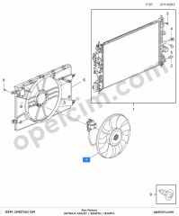 Opel Astra K Fan Motoru 1.6 Turbo (A16LET) GM 1341113