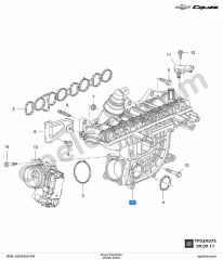 Chevrolet Cruze Emme Manifoldu (Z20D1) GM 25193560
