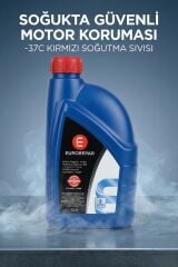 EUROREPAR ANTIFREEZE KIRMIZI -37°C 1L