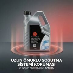 Eurorepar Kırmızı Antifriz Organik Antigel 3L Konsantre Soğutma Sıvısı