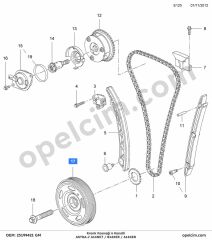 Opel Astra J Krank Kasnaği 1.4 Turbo (A14NET) GM 6 Kanalli AVEO 25199421