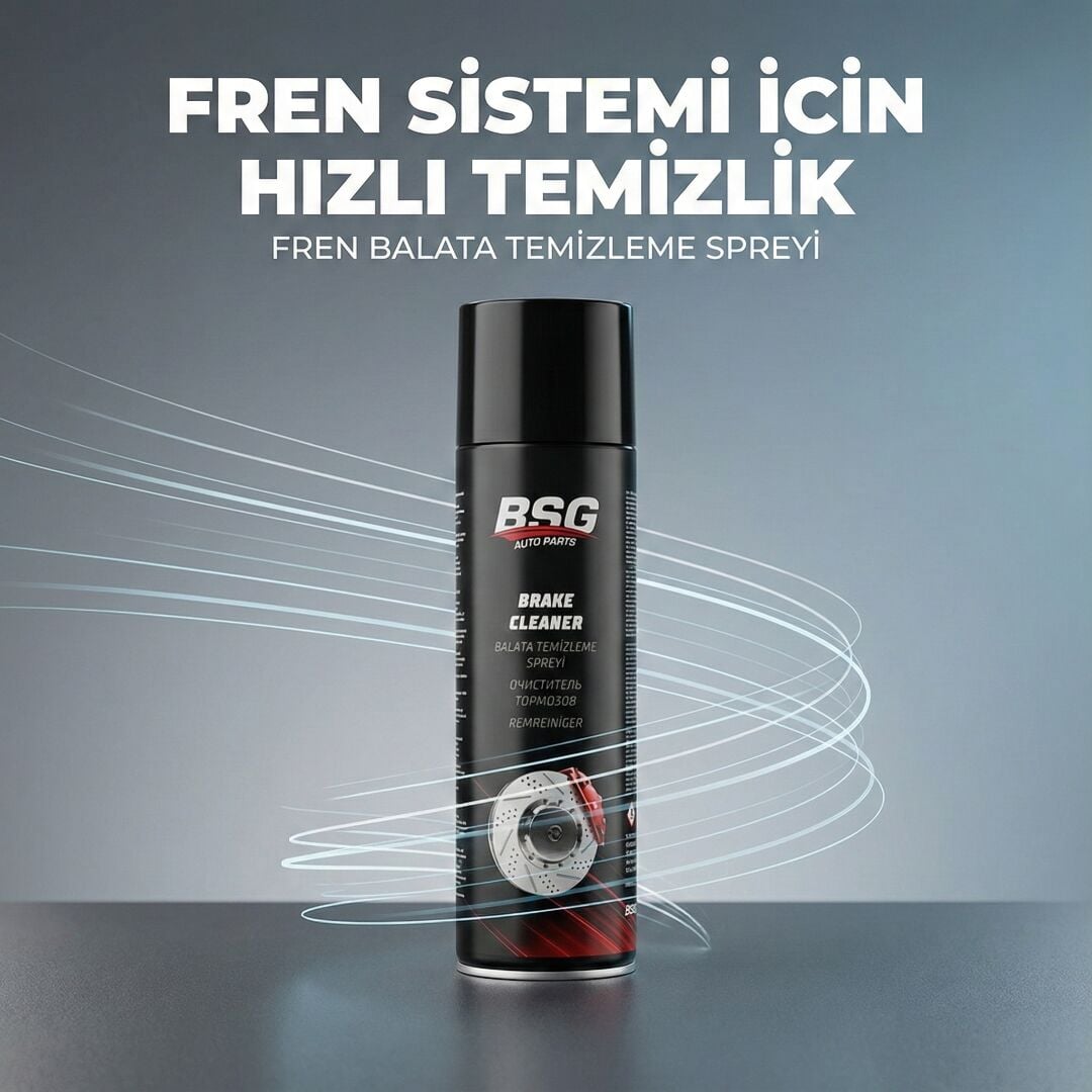 BSG Fren Temizleyici Sprey 500ml Balata Disk Temizleme Spreyi