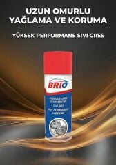 Brio Sıvı Gres Sprey Yüksek Performans Yağlayıcı Çok Amaçlı Gres