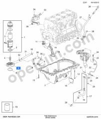 Chevrolet Epica Yağ Soğutucusu (Z20S1) GM 96440251