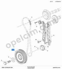 Chevrolet Cruze Krank Kasnagi (Z20D1) GM 25182193