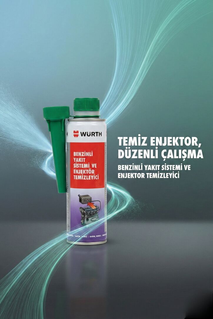 Würth Benzi̇nli̇ Yakit Si̇stemi̇ Ve Enjektör Temi̇zleyi̇ci̇