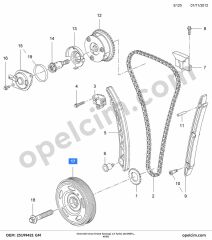 Chevrolet Aveo Krank Kasnagi 1.4 Turbo (A14NET) GM 6 Kanalli 25199421