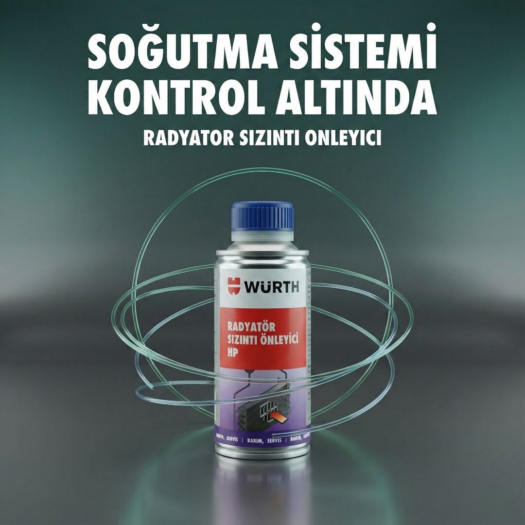 Würth Radyatör Kaçak Önleyici Katkı Soğutma Sistemi Sızıntı Kesici