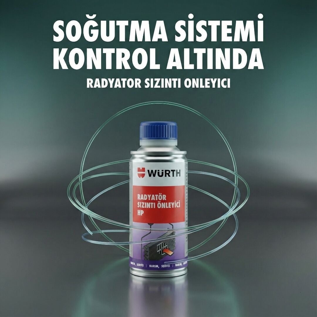 Würth Radyatör Kaçak Önleyici Katkı Soğutma Sistemi Sızıntı Kesici