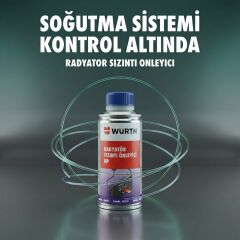 Würth Radyatör Kaçak Önleyici Katkı Soğutma Sistemi Sızıntı Kesici