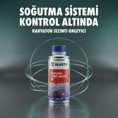 Würth Radyatör Kaçak Önleyici Katkı Soğutma Sistemi Sızıntı Kesici