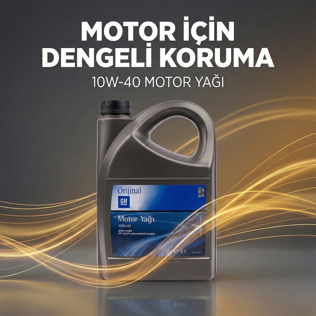 Gm Motor Yaği 10W-40 İthal 5 Li̇tre 1942046