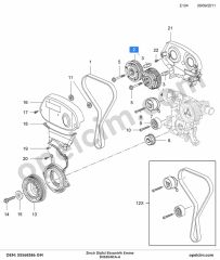Opel Insignia A Zincir Dişlisi Eksantrik Emme GM 5636155