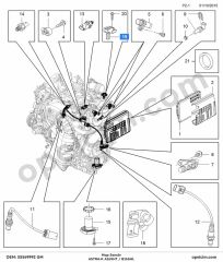 Opel Astra K Map Sensör (A16XHT B16SHL) GM 1247528