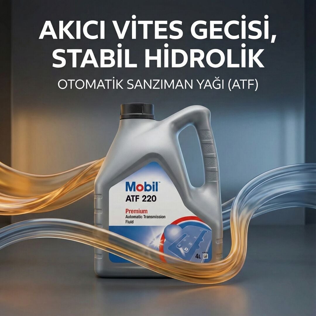 Mobil Şanzıman Yağı ATF 220 4 Litre