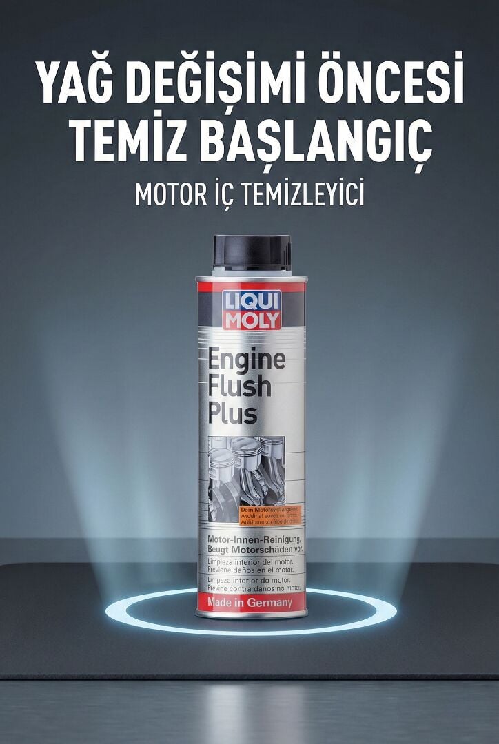 Liqui Moly Engine Flush Plus Motor İçi Temizleyici Katkı Yağ Sistemi Temizleme