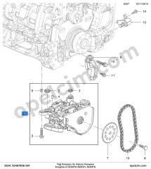 Opel Insignia A Yağ Pompası Ve Vakum Pompası 1.6 CDTI (D16DTH B16DTL B16DTH) GM 55509127