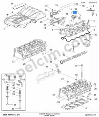 Chevrolet Epica Enjektor Tapasi Contali Tip (Z20D1) GM 96440311