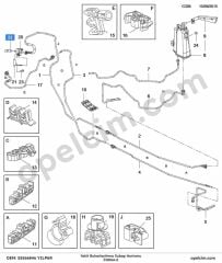 Opel Corsa D Corsa E Yakıt Buharlaştırma Hortumu YILPAR 807004