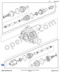 Chevrolet Captiva C140 Sağ Aks Komple GM 95299896