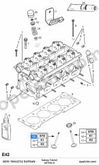 Opel Astra G Subap Takımı SUPSAN 33340-40410 X16XEL Z14XE Z16XE
